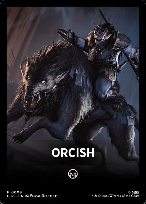 Orcish, carta Magic di tipo Card illustrata da Pascal Quidault