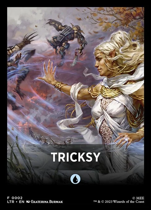 Tricksy, carta Magic di tipo Card illustrata da Ekaterina Burmak
