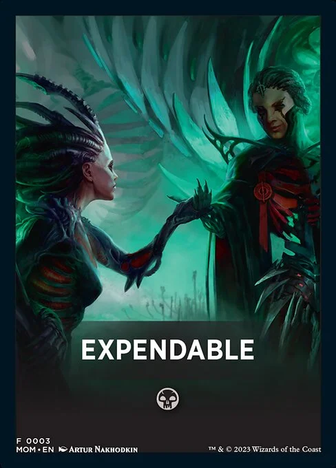 Expendable, carta Magic di tipo Card illustrata da Artur Nakhodkin