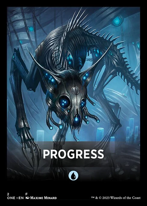 Progress, carta Magic di tipo Card illustrata da Maxime Minard