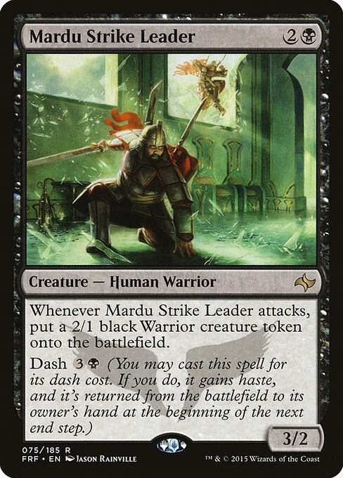 Mardu Strike Leader, carta Magic di tipo Creature — Human Warrior illustrata da Jason Rainville