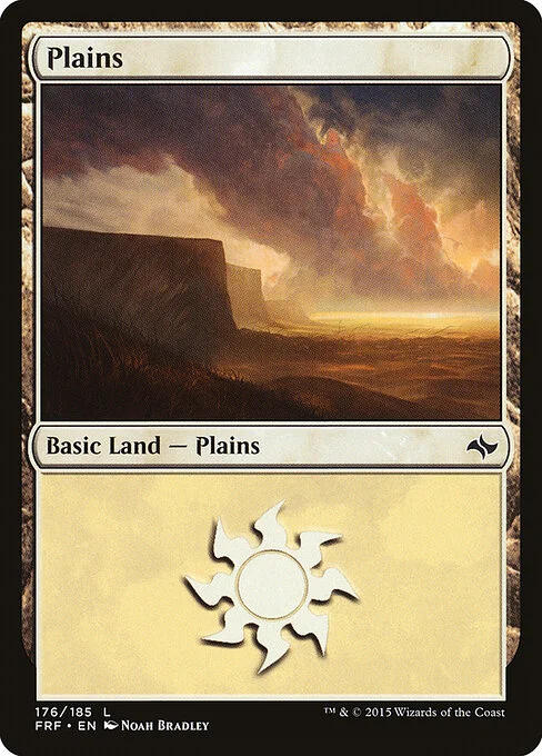 Plains, carta Magic di tipo Basic Land — Plains illustrata da Noah Bradley