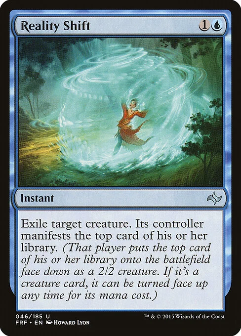 Reality Shift, carta Magic di tipo Instant illustrata da Howard Lyon