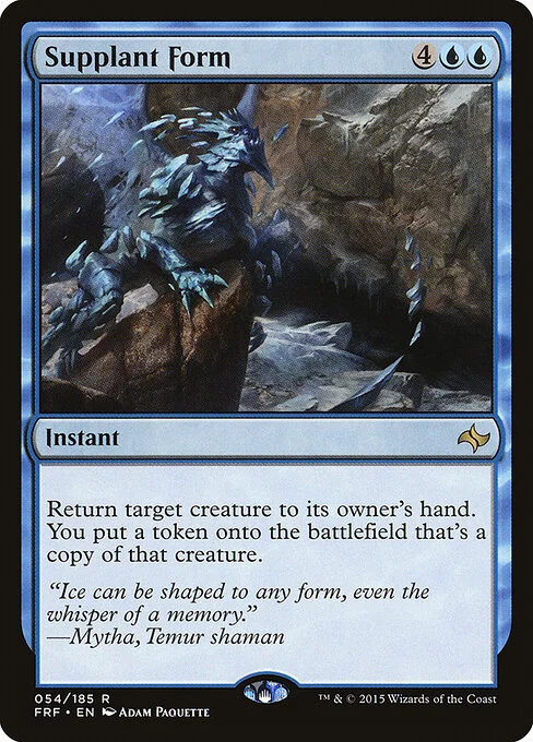 Supplant Form, carta Magic di tipo Instant illustrata da Adam Paquette