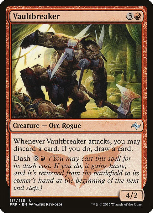 Vaultbreaker, carta Magic di tipo Creature — Orc Rogue illustrata da Wayne Reynolds