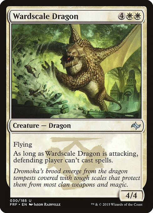 Wardscale Dragon, carta Magic di tipo Creature — Dragon illustrata da Jason Rainville