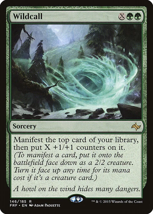 Wildcall, carta Magic di tipo Sorcery illustrata da Adam Paquette