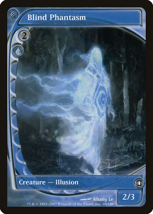 Blind Phantasm, carta Magic di tipo Creature — Illusion illustrata da Khang Le