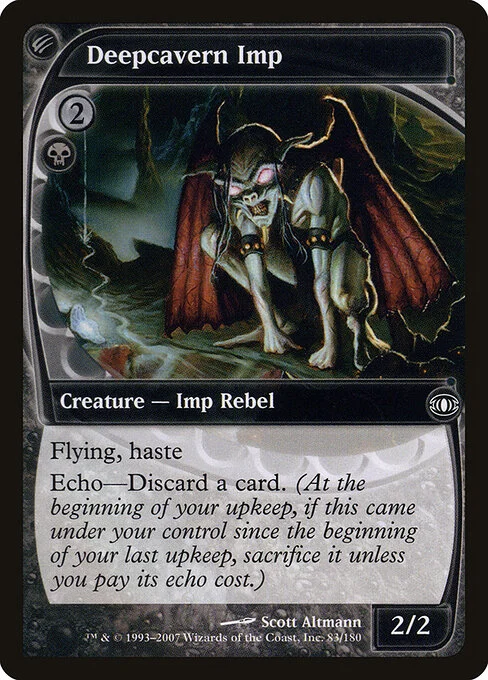 Deepcavern Imp, carta Magic di tipo Creature — Imp Rebel illustrata da Scott Altmann