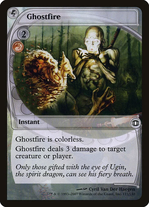 Ghostfire, carta Magic di tipo Instant illustrata da Cyril Van Der Haegen