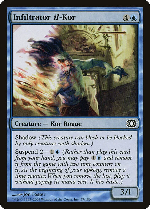 Infiltrator il-Kor, carta Magic di tipo Creature — Kor Rogue illustrata da Jon Foster