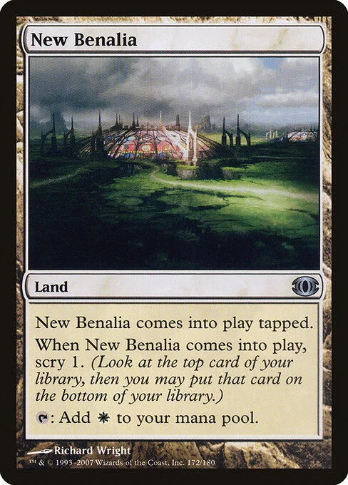 New Benalia, carta Magic di tipo Land illustrata da Richard Wright
