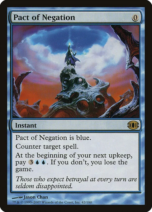 Pact of Negation, carta Magic di tipo Instant illustrata da Jason Chan
