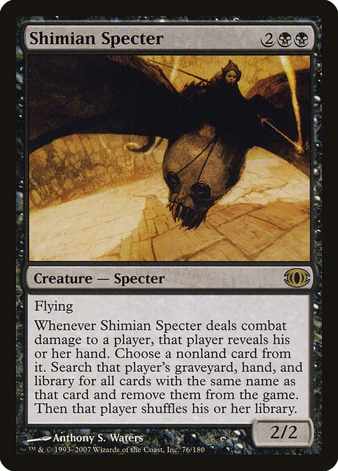 Shimian Specter, carta Magic di tipo Creature — Specter illustrata da Anthony S. Waters