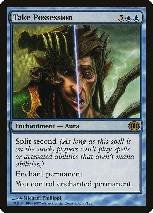 Take Possession, carta Magic di tipo Enchantment — Aura illustrata da Michael Phillippi