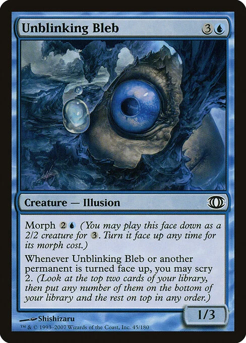 Unblinking Bleb, carta Magic di tipo Creature — Illusion illustrata da Shishizaru