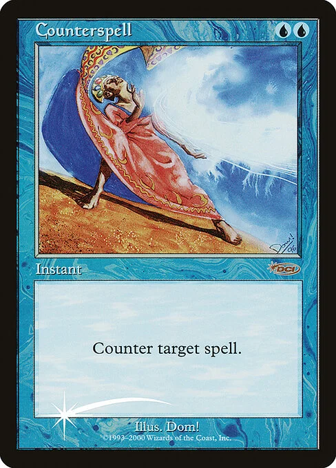 Counterspell, carta Magic di tipo Instant illustrata da Dom!