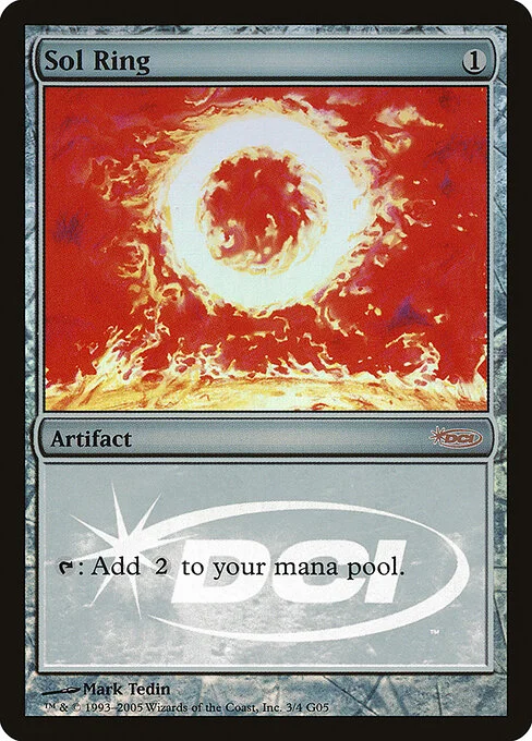 Sol Ring, carta Magic di tipo Artifact illustrata da Mark Tedin
