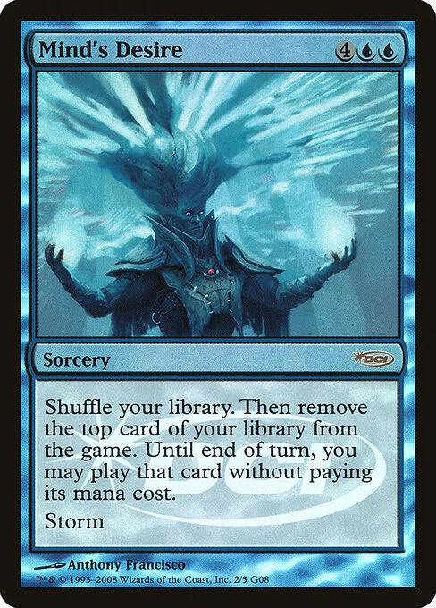 Mind's Desire, carta Magic di tipo Sorcery illustrata da Anthony Francisco