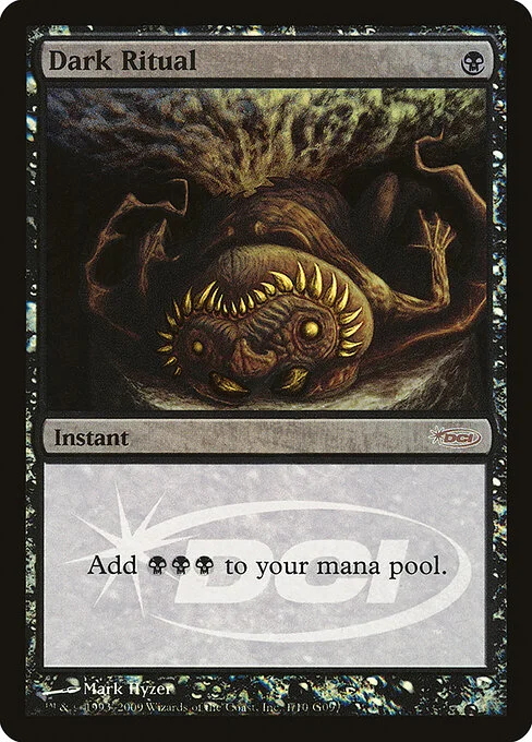 Dark Ritual, carta Magic di tipo Instant illustrata da Mark Hyzer