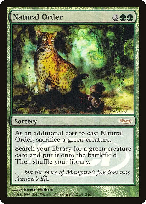 Natural Order, carta Magic di tipo Sorcery illustrata da Terese Nielsen