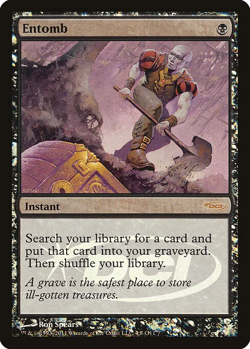 Entomb, carta Magic di tipo Instant illustrata da Ron Spears