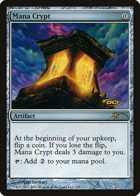 Mana Crypt, carta Magic di tipo Artifact illustrata da Matt Stewart