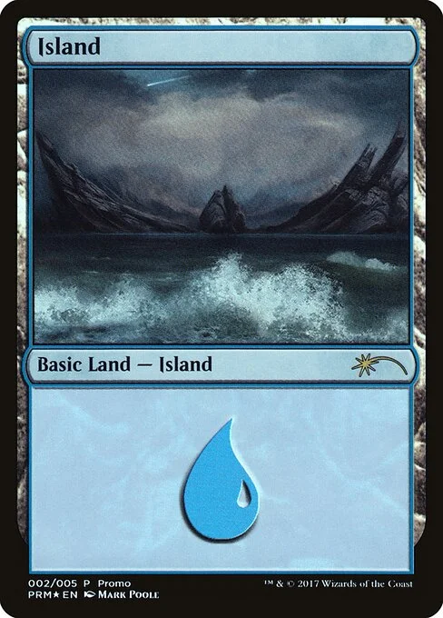 Island, carta Magic di tipo Basic Land — Island illustrata da Mark Poole
