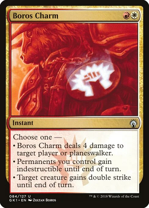 Boros Charm, carta Magic di tipo Instant illustrata da Zoltan Boros