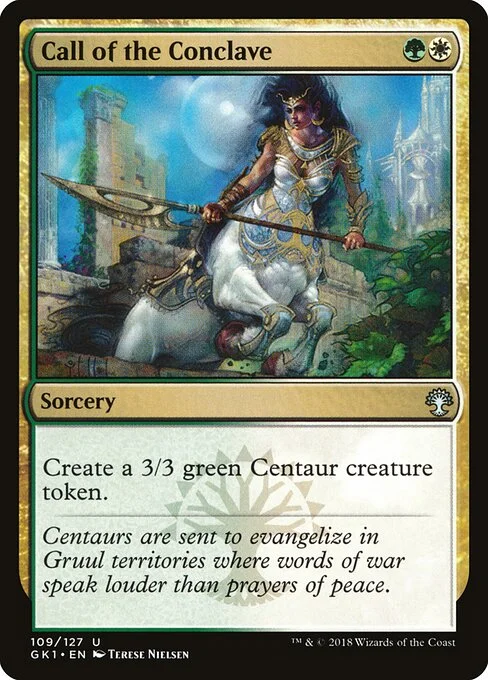 Call of the Conclave, carta Magic di tipo Sorcery illustrata da Terese Nielsen