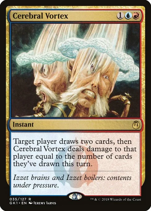 Cerebral Vortex, carta Magic di tipo Instant illustrata da Jeremy Jarvis