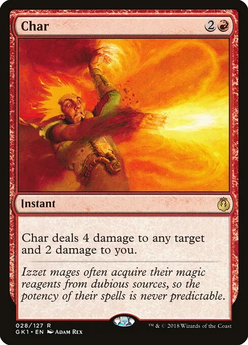 Char, carta Magic di tipo Instant illustrata da Adam Rex