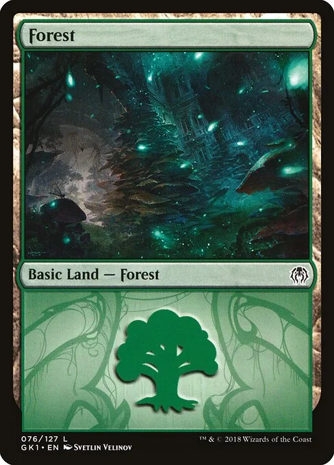 Forest, carta Magic di tipo Basic Land — Forest illustrata da Svetlin Velinov