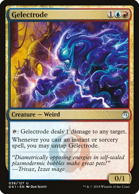 Gelectrode, carta Magic di tipo Creature — Weird illustrata da Dan Murayama Scott