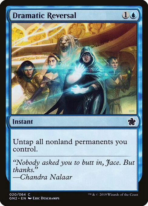 Dramatic Reversal, carta Magic di tipo Instant illustrata da Eric Deschamps