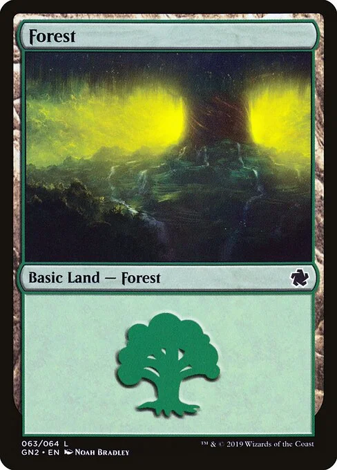 Forest, carta Magic di tipo Basic Land — Forest illustrata da Noah Bradley