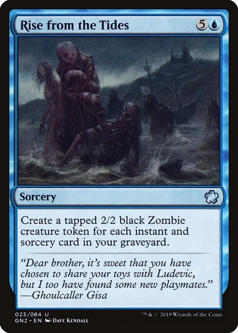 Rise from the Tides, carta Magic di tipo Sorcery illustrata da Dave Kendall
