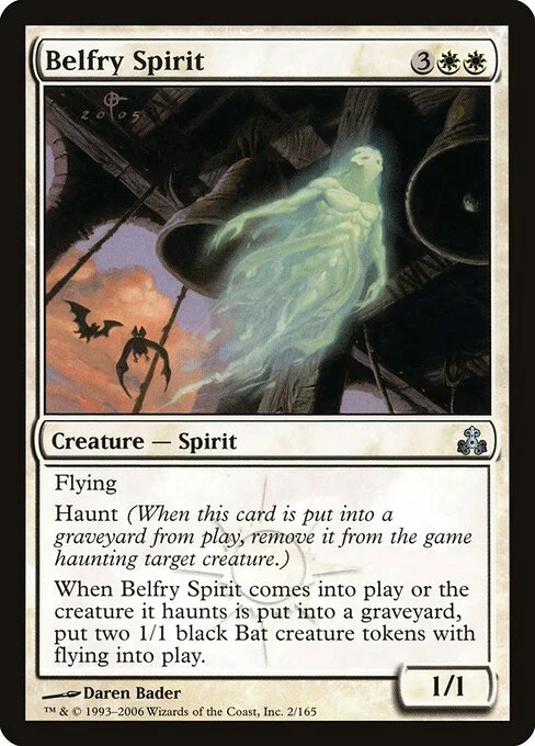 Belfry Spirit, carta Magic di tipo Creature — Spirit illustrata da Daren Bader