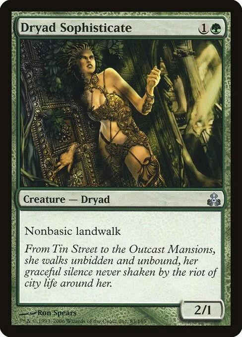 Dryad Sophisticate, carta Magic di tipo Creature — Dryad illustrata da Ron Spears