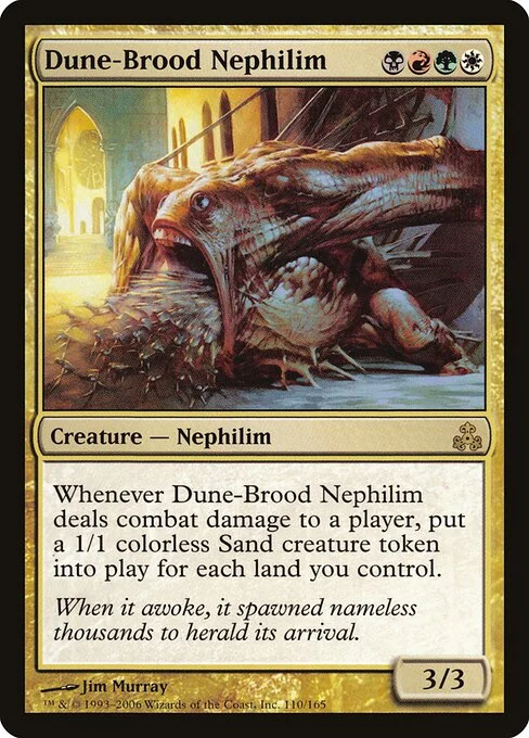 Dune-Brood Nephilim, carta Magic di tipo Creature — Nephilim illustrata da Jim Murray