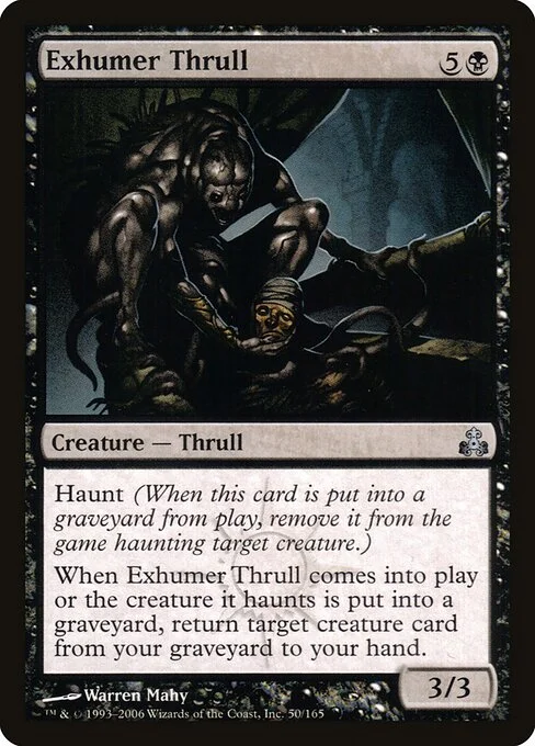 Exhumer Thrull, carta Magic di tipo Creature — Thrull illustrata da Warren Mahy