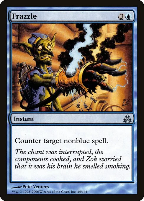 Frazzle, carta Magic di tipo Instant illustrata da Pete Venters