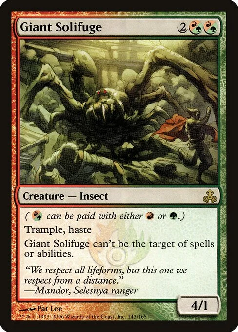 Giant Solifuge, carta Magic di tipo Creature — Insect illustrata da Pat Lee