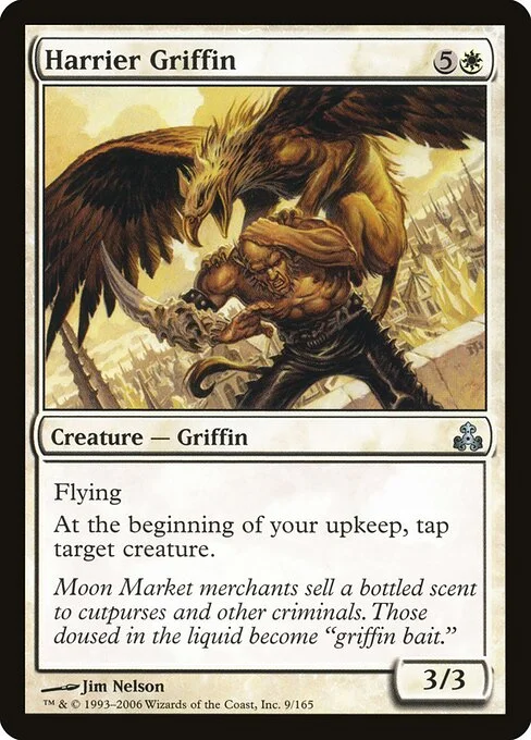 Harrier Griffin, carta Magic di tipo Creature — Griffin illustrata da Jim Nelson