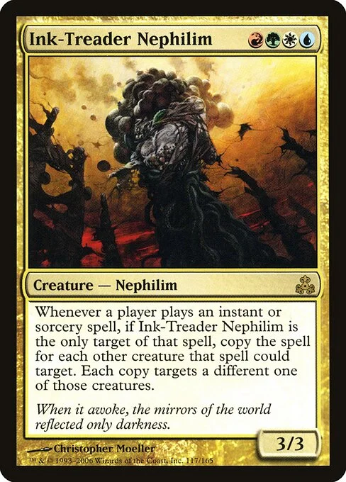 Ink-Treader Nephilim, carta Magic di tipo Creature — Nephilim illustrata da Christopher Moeller