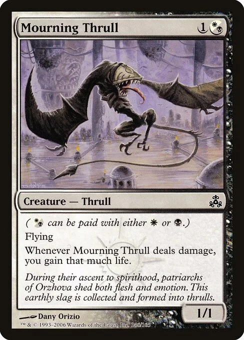 Mourning Thrull, carta Magic di tipo Creature — Thrull illustrata da Dany Orizio