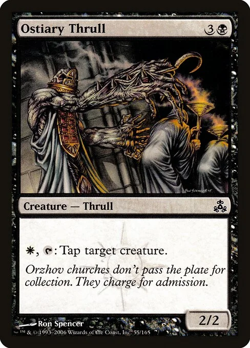 Ostiary Thrull, carta Magic di tipo Creature — Thrull illustrata da Ron Spencer