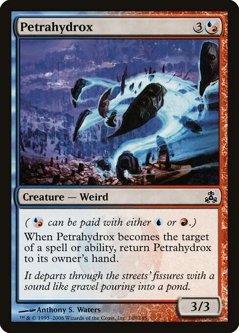 Petrahydrox, carta Magic di tipo Creature — Weird illustrata da Anthony S. Waters