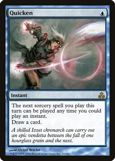 Quicken, carta Magic di tipo Instant illustrata da Aleksi Briclot