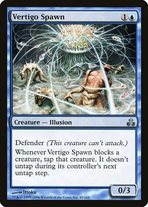 Vertigo Spawn, carta Magic di tipo Creature — Illusion illustrata da Ittoku